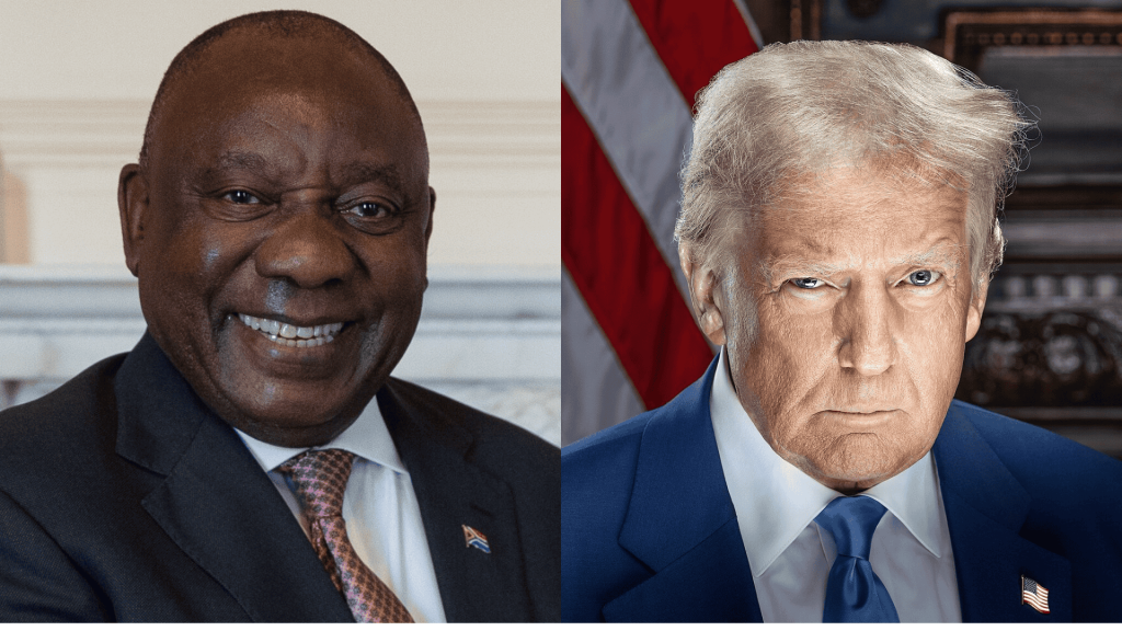 Et dramatisk opptrinn i Det hvite hus – Trump med kors og klipp, Ramaphosa med ro og Mandela