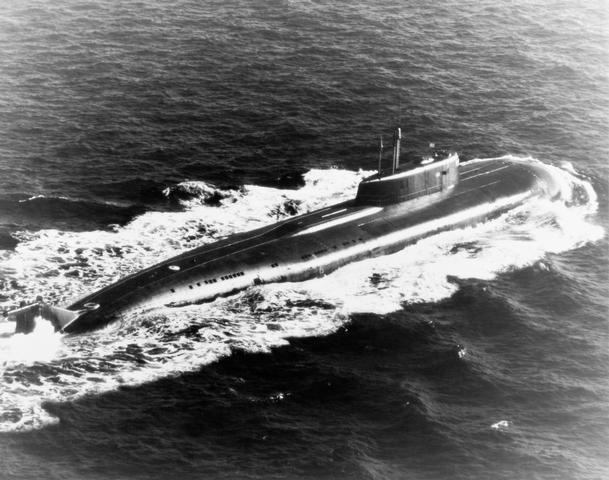Oscar klasse Omsk (søsterskib) :USN, VP9, Public domain, via Wikimedia Commons